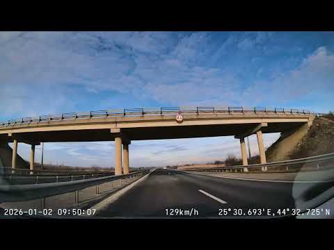 Bucharest - Pitesti via Highway A1, E81