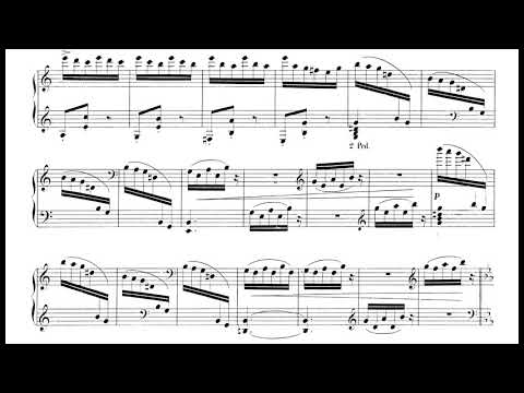 Gabriel Pierné - Étude de Concert in C Minor, Op. 13 (1887) [Score-Video]