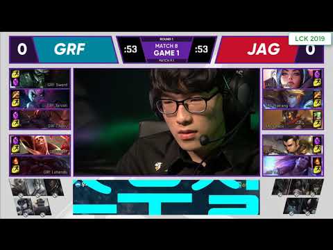 GRF vs. JAG - Week 1 Game 1 / LCK  spring 2019