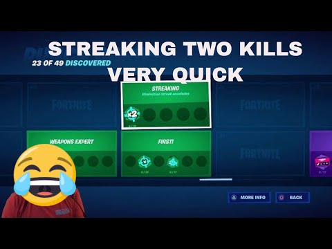 FORTNITE STREAKING ELIMINATION STREAK ACCOLADES PUNCH CARD SEASON 3 CHAPTER TWO WITH DADS COMMENTARY