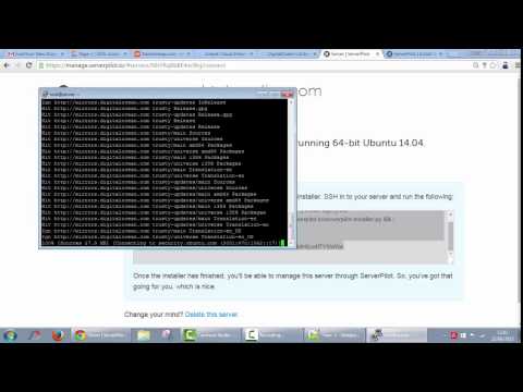 Tutorial video versi bicara droplet digitalocean dan serverpilot dan install wordpress baru