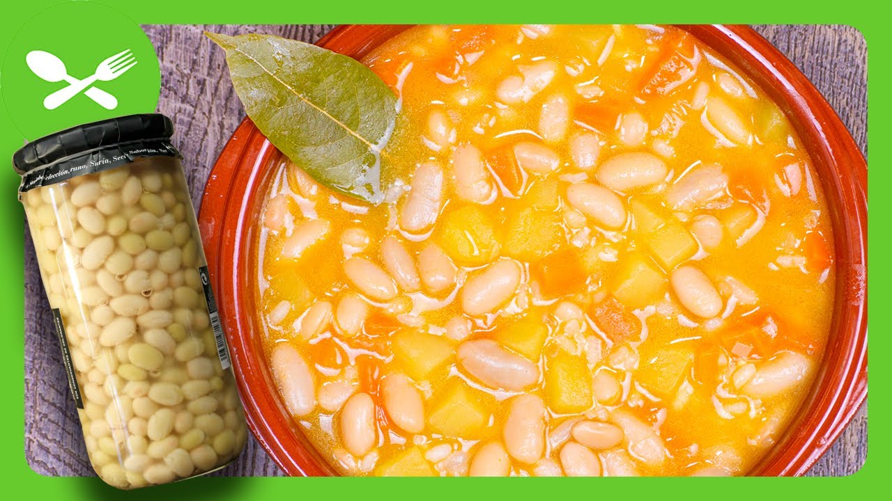 Receta con ALUBIAS de BOTE ? 100% VEGETAL ? Recetas COMIDAS FACILES ?