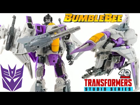 Transformers Studio Series Bumblebee Movie 113 Voyager Class Skywarp Review (4K)