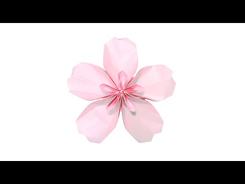 【折り紙】桜 Origami Cherry Blossom