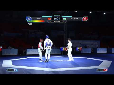 114 R16 Men  68kg CHN NIU G  UZB NAZAROV N  PGM