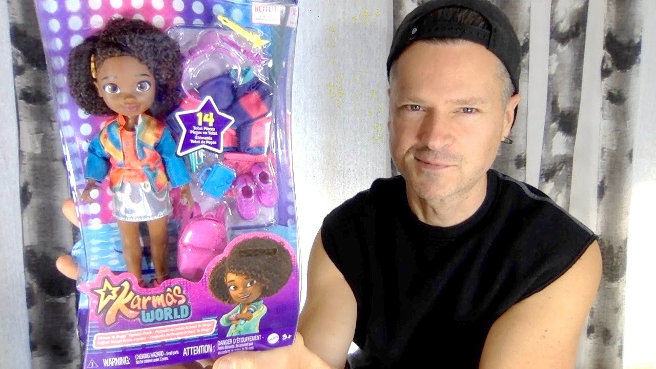 Karma's World School to Stage Fashion Pack Mattel AA Barbie Doll Unboxing Review Comparison