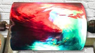 DIY Glowing Resin Lamp | Beginner Woodturning Project