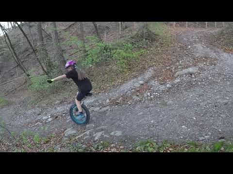 Mountain Unicycle "Allenamento misto"  23 aprile 2021 Cles Trentino Italy
