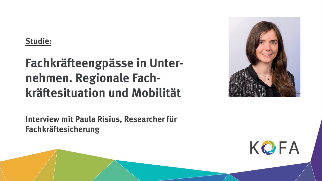 Interview: Fachkräfteengpässe in Unternehmen - Regionale Fachkräftesituation und Mobilität