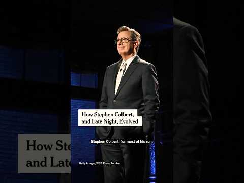 How Stephen Colbert, and Late Night, Evolved
