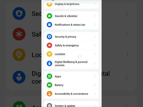 Realme C75 Location Settings #1million #tech #realmec75 #realme #reels #shorts