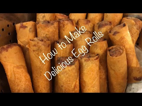 How to Make Egg Rolls (Lao Style)