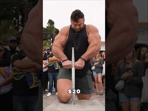 300lbs Bodybuilder VS King Arthur’s Sword