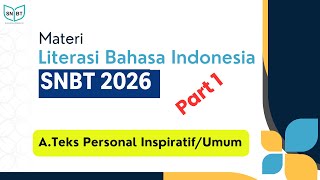 Download lagu INDONESIAN LANGUAGE LITERACY MATERIAL (Part 1) | INSPIRATIONAL OR GENERAL PERSONAL TEXTS mp3