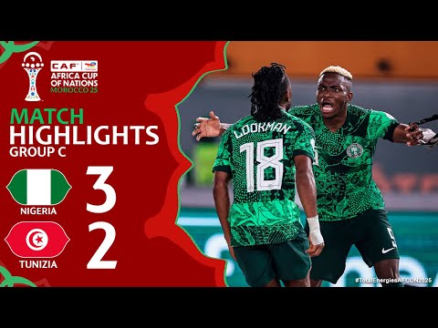 Nigeria vs Tunisia 3-2 Highlights | AFCON 2025 - #TotalEnergiesAFCON2025 | nigeria tunisia