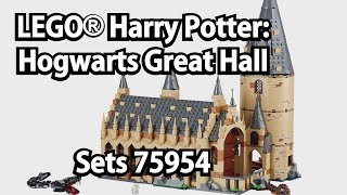 LEGO Harry Potter is back: Set 75954 Hogwarts Great Hall vorgestellt