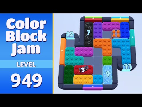 Color Block Jam Level 949 (950) | Every Puzzle Solved! 🎯
