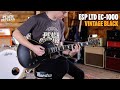 No Talking Just Tones ESP LTD EC 1000 Vintage Black
