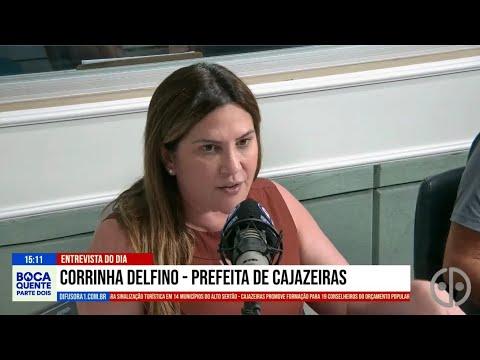 🔥 Programa: Boca Quente Pt. Dois - Entrevista do Dia - Corrinha Delfino - Prefeita de Cajazeiras