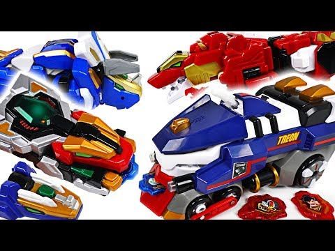 Dinosaur transform DinoCore Evolution secret train Treon and Infinite Tuner appeared! - DuDuPopTOY