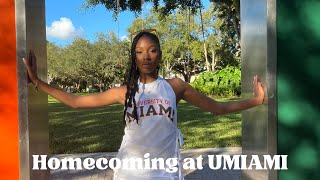 VLOG: HOMECOMING AT THE UNIVERSITY OF MIAMI | KYANAMICHELLE