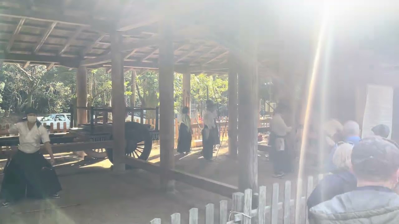 Bow and Arrow demonstration Nara Park Japan