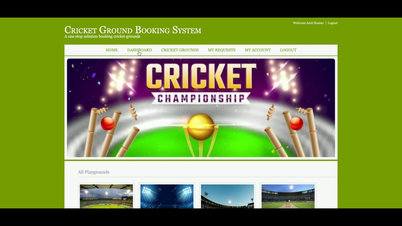 Cricket Ground Booking System | Java JSP Servlet Project Tutorial | Java JSP CRUD Project