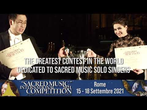 The Sacred Music International Competition 2021 is searching 8 singers to reward.