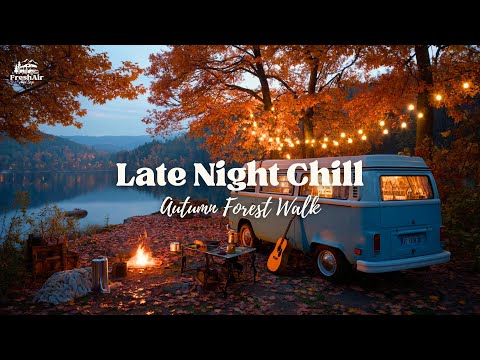 Late Autumn Acoustic Vibes 🍂 Soothing Guitar for Calm Night Walks