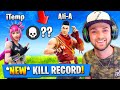 OUR MOST KILLS *EVER* in Fortnite: Battle Royale! (NEW RECORD)