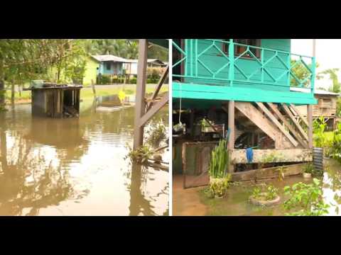 Inundaciones golpean a la provincia de Limón y el cantón de Turrialba