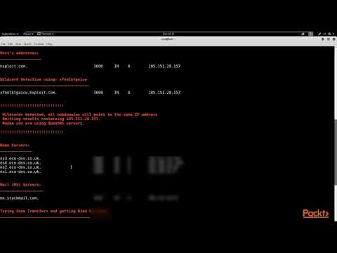 Mastering Ethical Hacking DNS Enumeration| packtpub com
