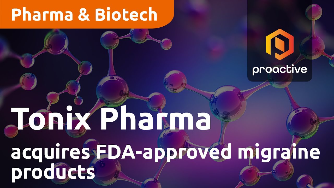 Tonix Pharmaceuticals acquires pair of FDA-approved migraine products from Upsher-Smith