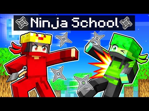 Going To NINJA SCHOOL In Minecraft!