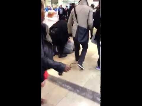 Brutal Gang War stabbing in Westfield shopping center Stratford London
