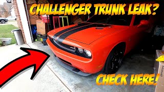 TRUNK LEAK IN YOUR CHALLENGER?? CHECK HERE!!