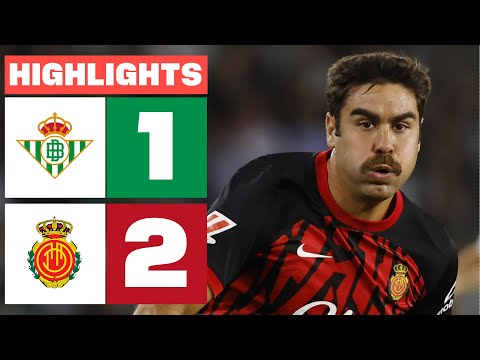 Real Betis Balompi Sevilla 1-2 RCD Real Club Deportivo Mallorca Palma de Mallorca