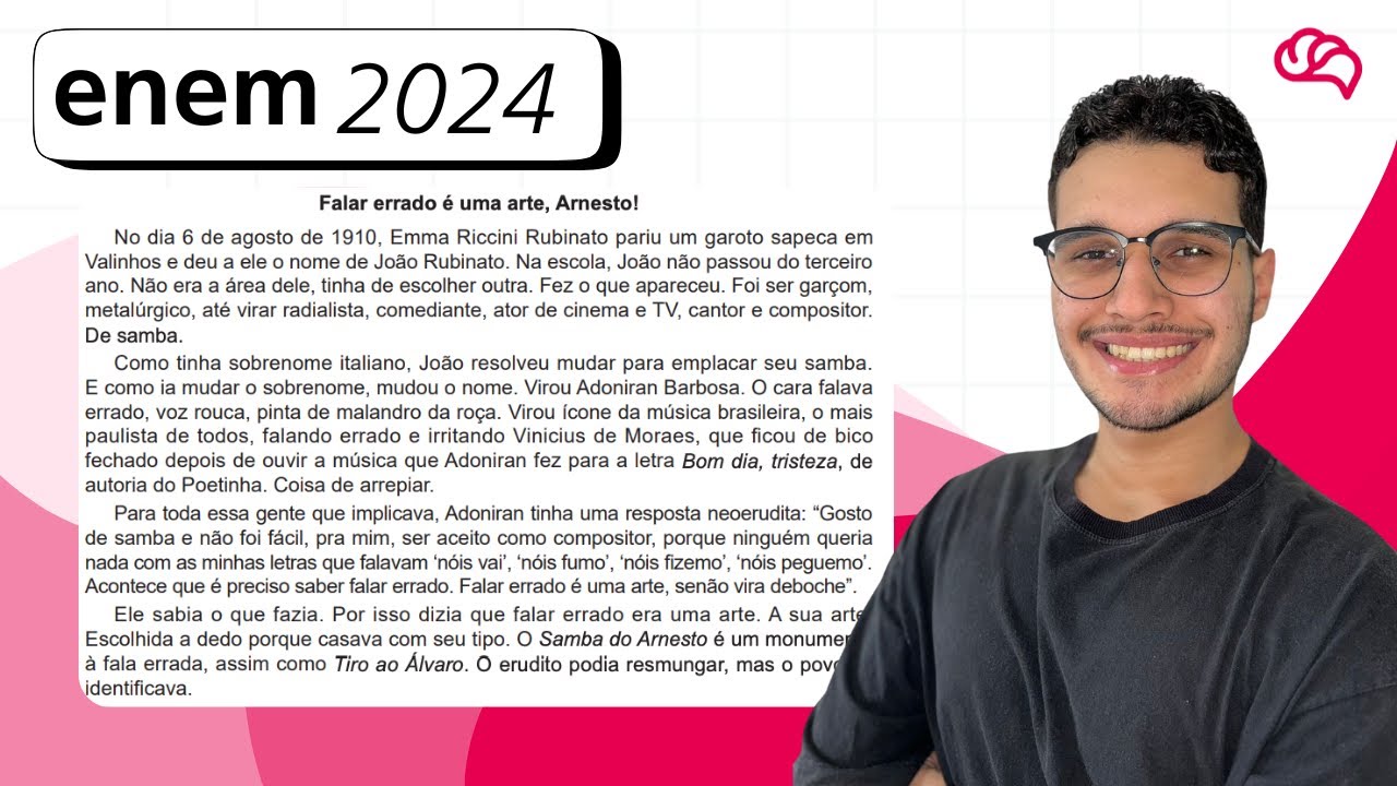Resolução em Vídeo — Questão 39 ENEM 2024