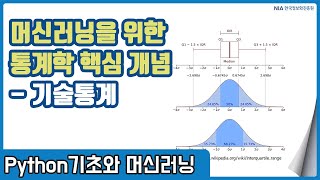 파이썬 머신러닝 강의 04-2 - 머신러닝을 위한 통계학 핵심개념 - 기술통계