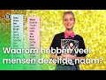 Waarom hebben zoveel mensen dezelfde naam? | Waarom? Daarom!