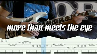 How to play | more than meets the eye-Europe(guitar solo with tab lesson)