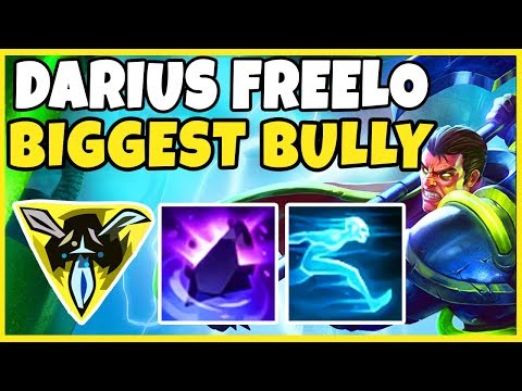 DARIUS TOP IS 100% OP! HARD CARRYING 1v9! - League of Legends