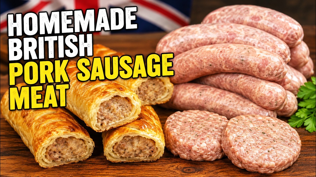 British Sausages + Homemade UK Sausage Seasoning: