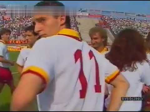 Fiorentina - Roma / Serie A 1988-1989 Playoff (Roberto Baggio, Voller, Giannini, Dunga, Pruzzo)