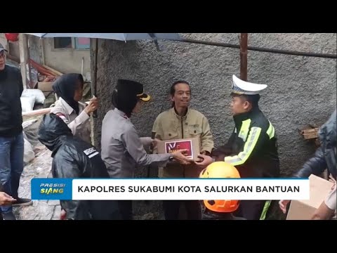 KAPOLRES SUKABUMI KOTA SALURKAN BANTUAN BAGI WARGA TERDAMPAK BENCANA