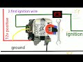 how to wire 3 pin  alternator🤔🤔🤔. step by step tutorial 💯💯💯💯💯💯