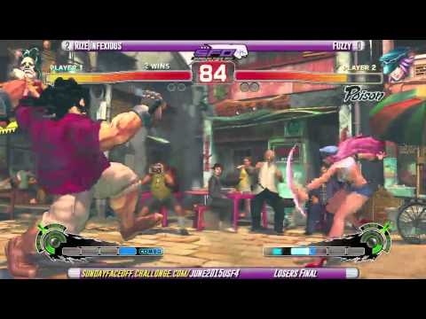 SFO Monthly June 2015 - USF4 - Losers Final - Rize|Infexious vs Fuzzy