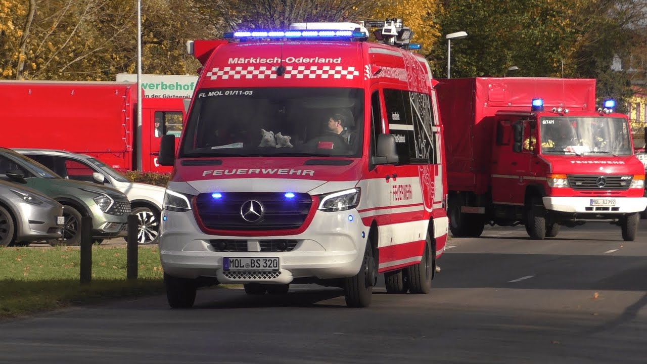 [Drogenlabor in Nauen entdeckt!] Einsatzfahrten Gefahrstoffeinheit Landkreis Märkisch-Oderland