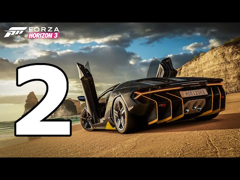 Forza Horizon 3 Walkthrough Part 2 - No Commentary Playthrough (Xbox One)