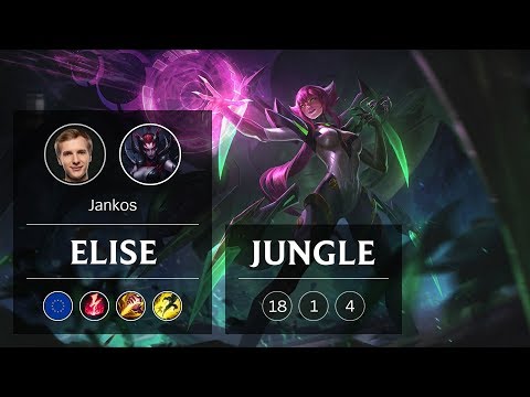 Elise Jungle vs Lee Sin - EUW Challenger Patch 8.24